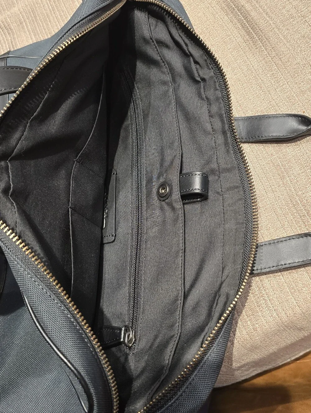 COACH Hamilton Portfolio Bag Briefcase F31277 Dark Green Canvas NWOT